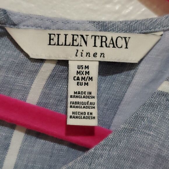 Striped Linen Tank Top  - Picture 3 of 8